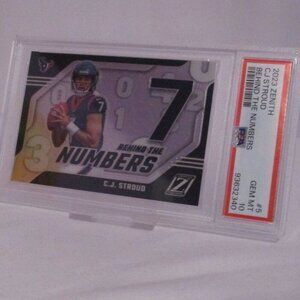 2023 ZENITH CJ STROUD BEHIND THE NUMBERS #5 PSA 10